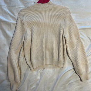 Light Cream Long Sleeve Sweater